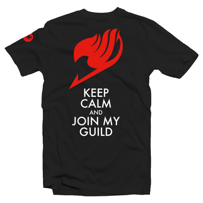 T shirt Fairy Tail "Keep Calm and Join my Guild"
