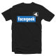 T-shirt "Facegeek" Parodie Facebook