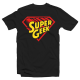T-shirt "Super Geek" Parodie Superman