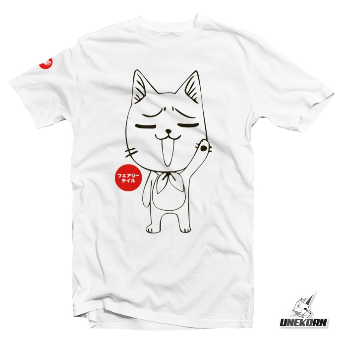 T shirt Fairy Tail - Happy Ligne - Otaku style