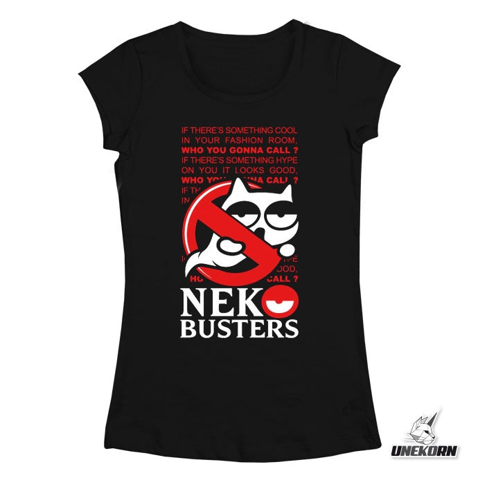 T-shirt parodique NekoBusters par Nekowear