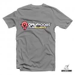 T-shirt World of Warcraft "Only Noobs Play Alliance"